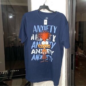 UNISEX Disney Navy Anxiety Graphic Tee